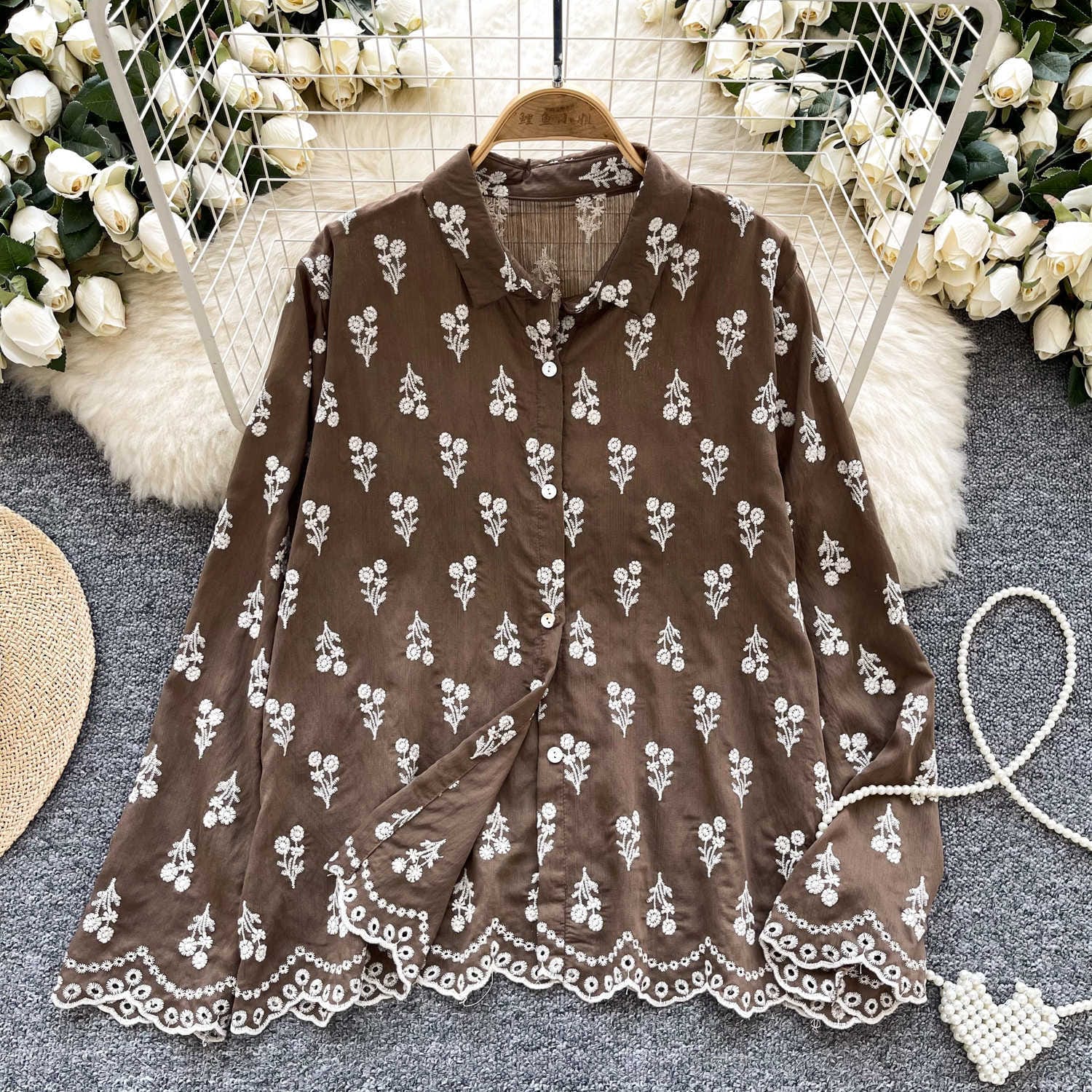 Tracy Embroidery Shirt