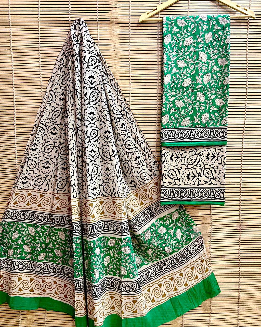 Hand-Block Printed Cotton Suits