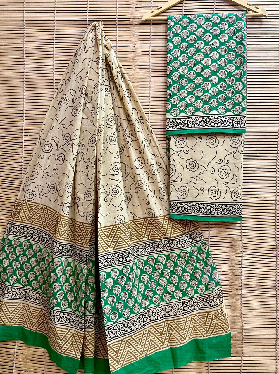 Hand-Block Printed Cotton Suits