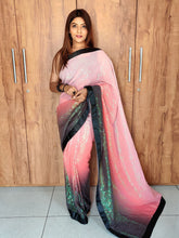 Load image into Gallery viewer, Sequins Ready-to-Wear Saree