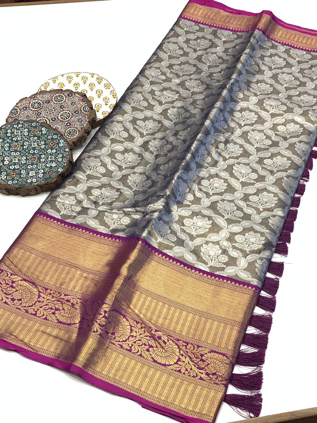 Benarsi Silk Dharmavaram Pattu Saree