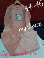 Plus Sized Warm Night Wear