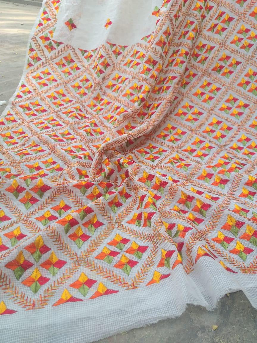 Kota Doriya Embroidered Saree
