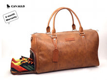 Load image into Gallery viewer, Vegan Leather Travel/Duffle Bag