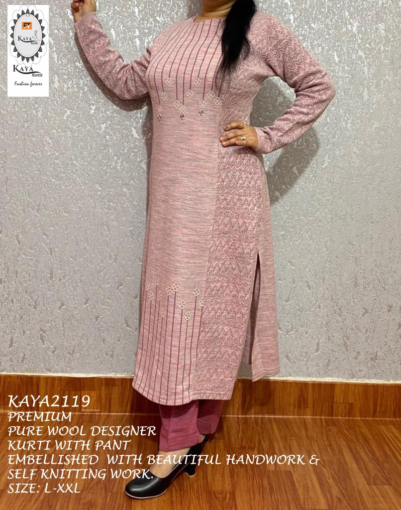 Woolen Kurtis at Rs 750 | Ladies Woolen Kurti in Bhuj | ID: 20420796648