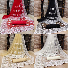 Load image into Gallery viewer, Soft Net Saree with embroidery