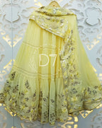 Beautiful Georgette Semi-stitched with Gota work