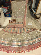 Designer Georgette Lehengas