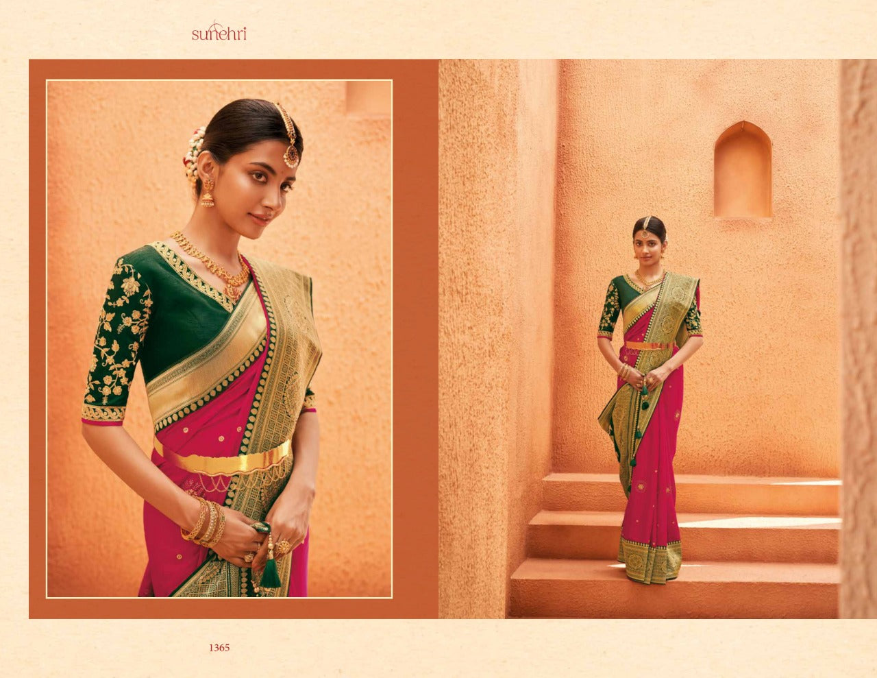 Wedding Function Wear Pink Color Raw Silk Saree