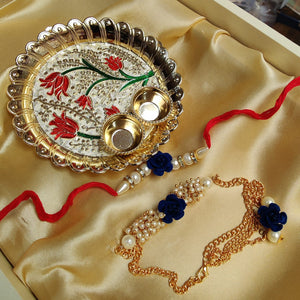 Beautiful Bhaiya Bhabhi Rakhi n thali