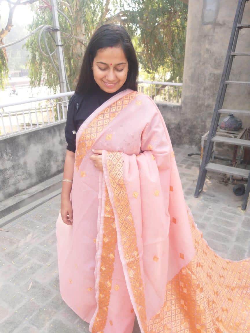 Kota Doriya Embroidered Saree