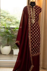 Chinnon Suit with Pitta Embroidery