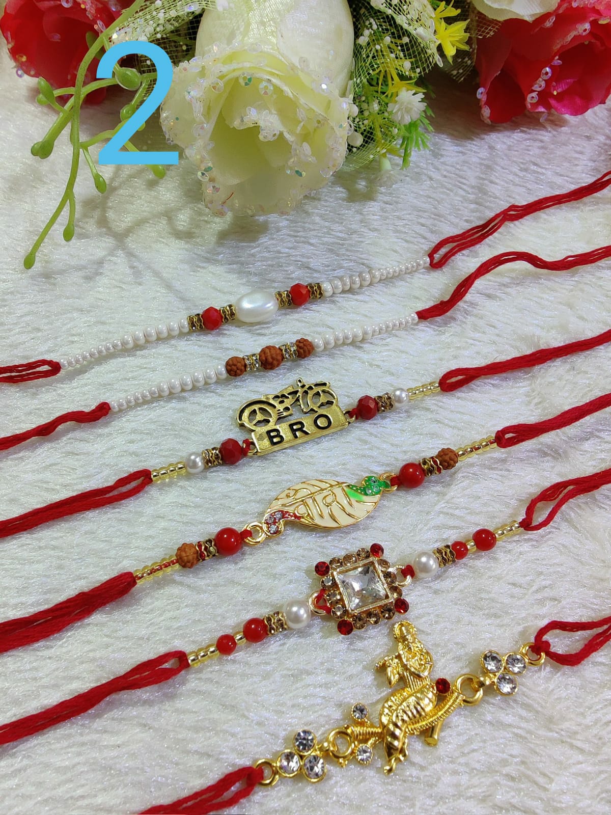 Set of Rakhis(6 pcs)