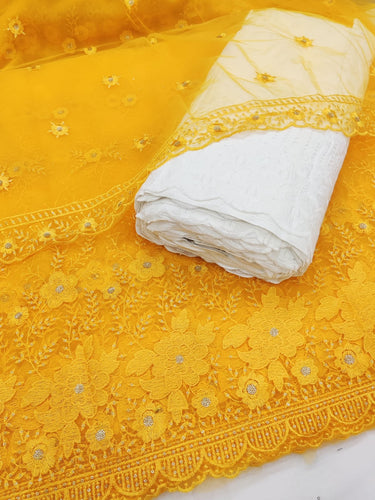 Beautiful Net Chikankari Suits