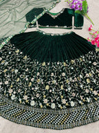 Bridal Viscose Velvet Lehenga Choli
