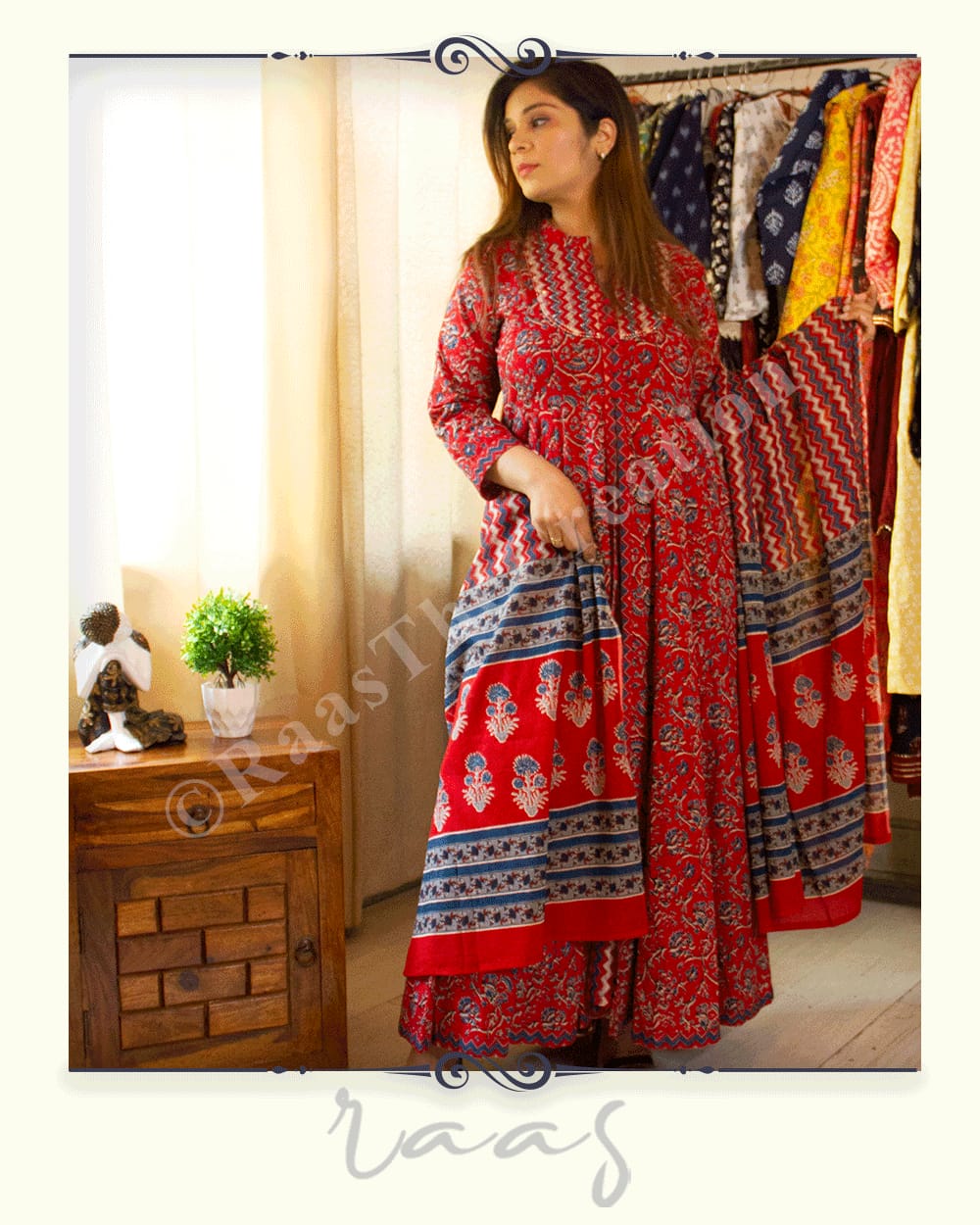 Cotton Double Layered Gown