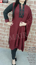 Load image into Gallery viewer, Premium Woolen/Velvet Kurti Pant Dupatta