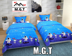 Single Bedsheets (2+2) (Toons collection)