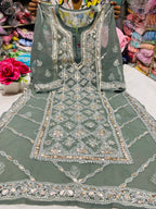 Chikankari Gota Work Kurtis