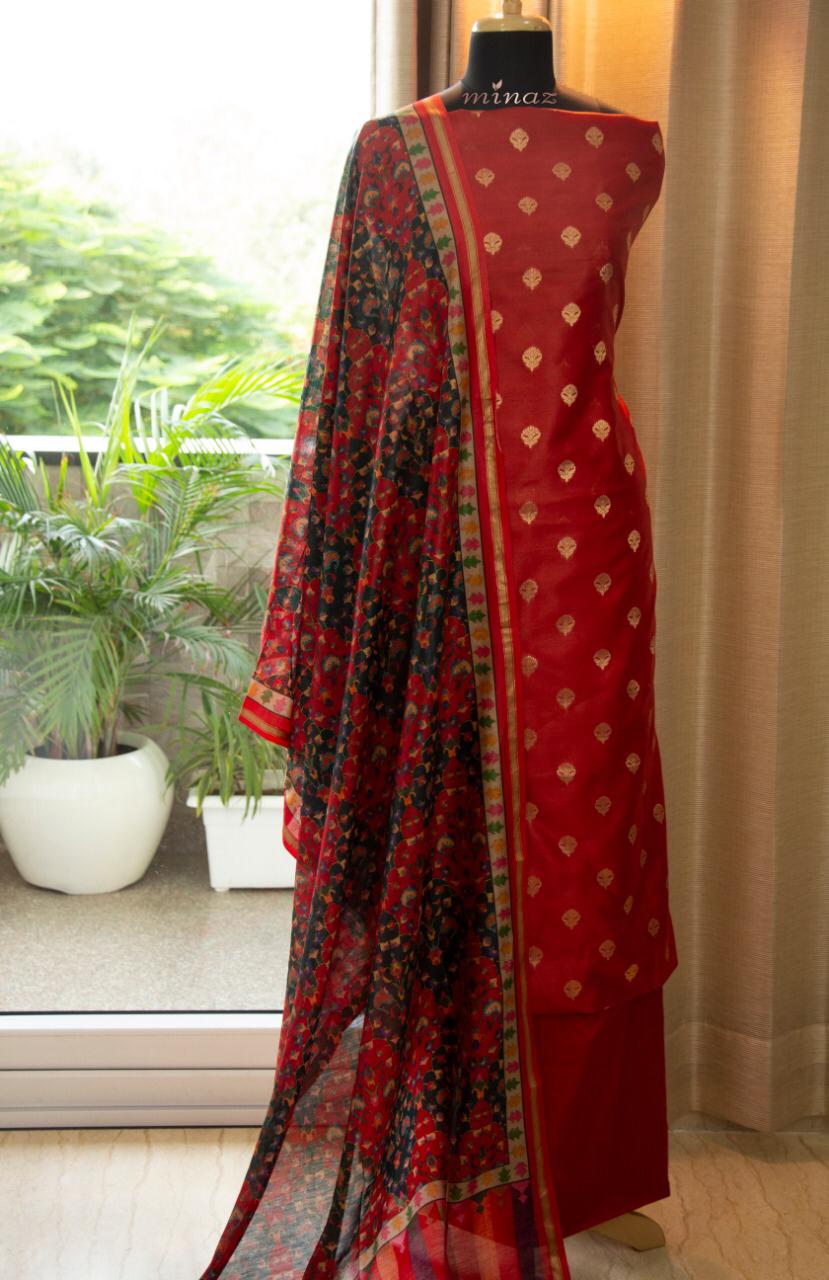 Benarsi Muga Silk Suits