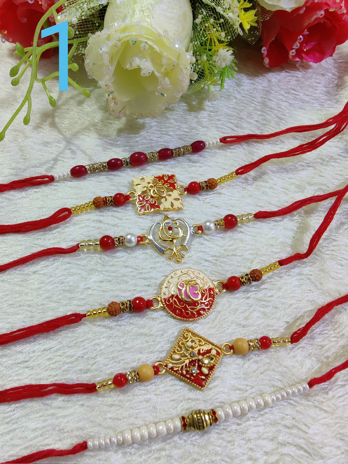 Set of Rakhis(6 pcs)