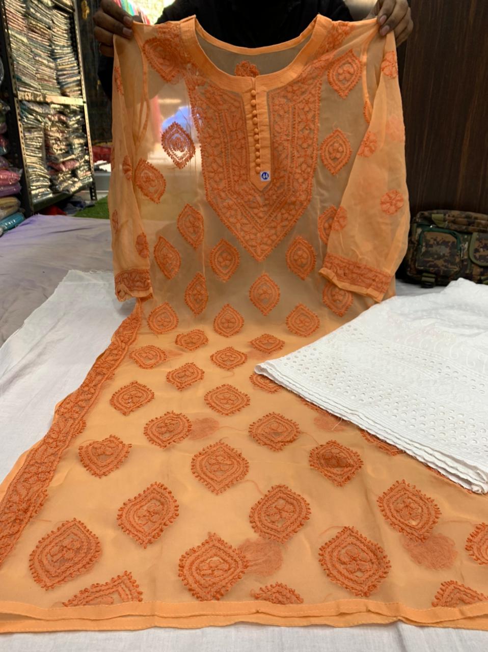 Buta Jaal Chikankari Set
