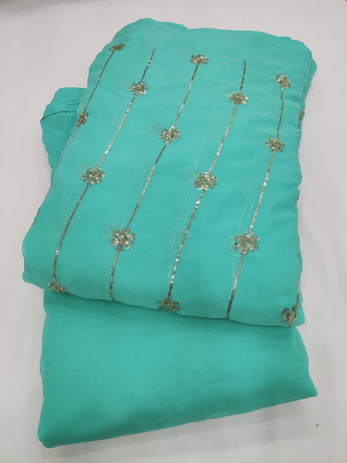 Beautiful Georgette Sequins Suits