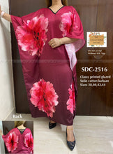 Load image into Gallery viewer, Satin Cotton Kaftans