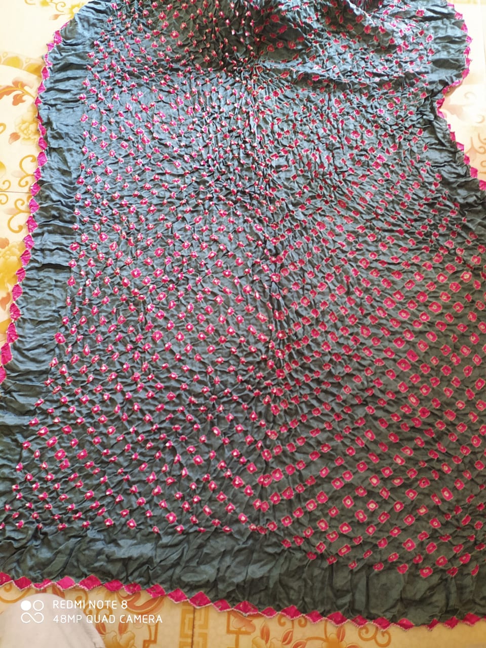 Gaji Silk Bandhani Stoles