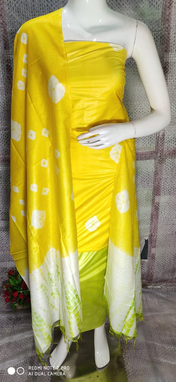Shibori Design Silk Suits