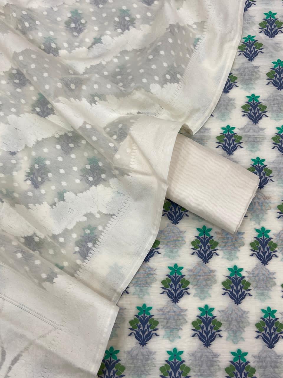 Handloom Chanderi Jamdani Patola