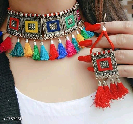 Shimmering Silver Plated Fusion Jewelry Sets M20