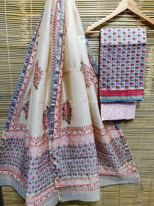 Dabu Hand Block Printed Suits