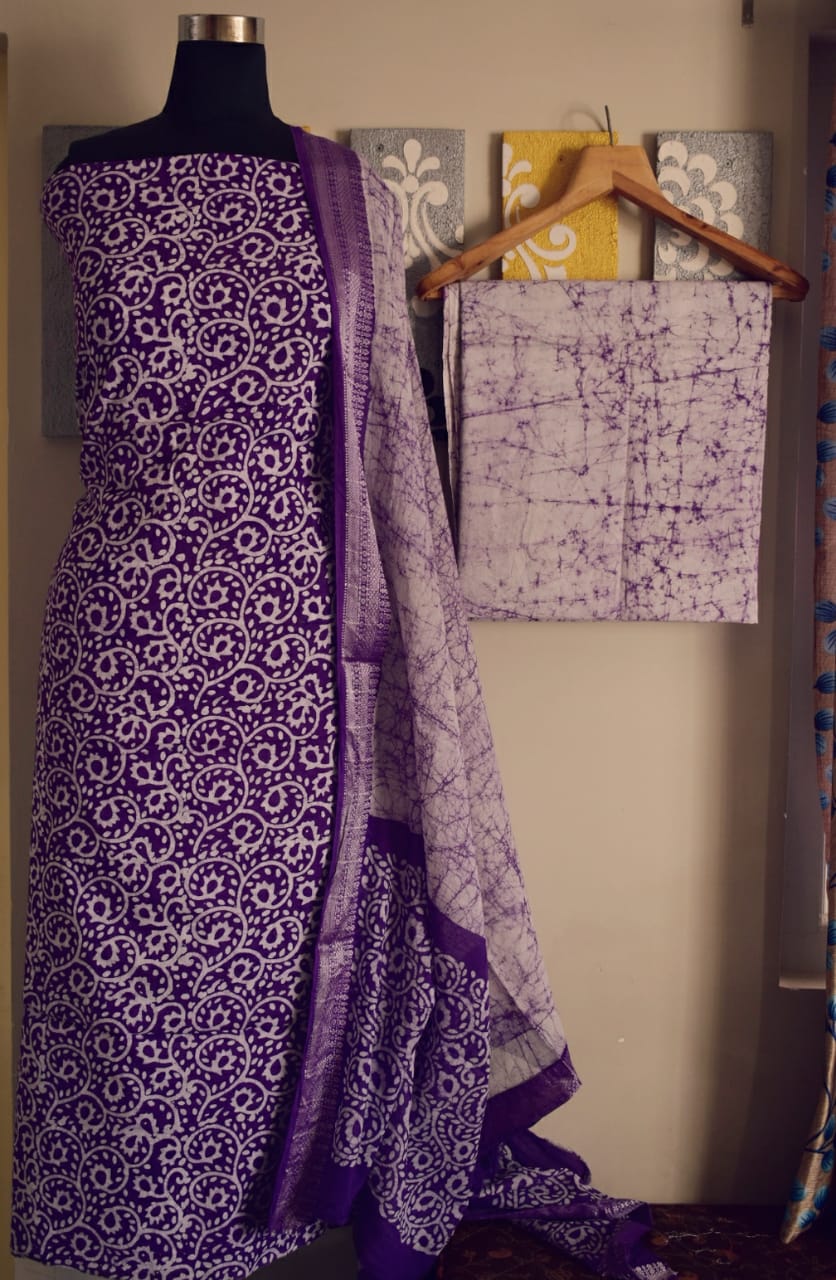 Real Wax Batik Cotton Suits