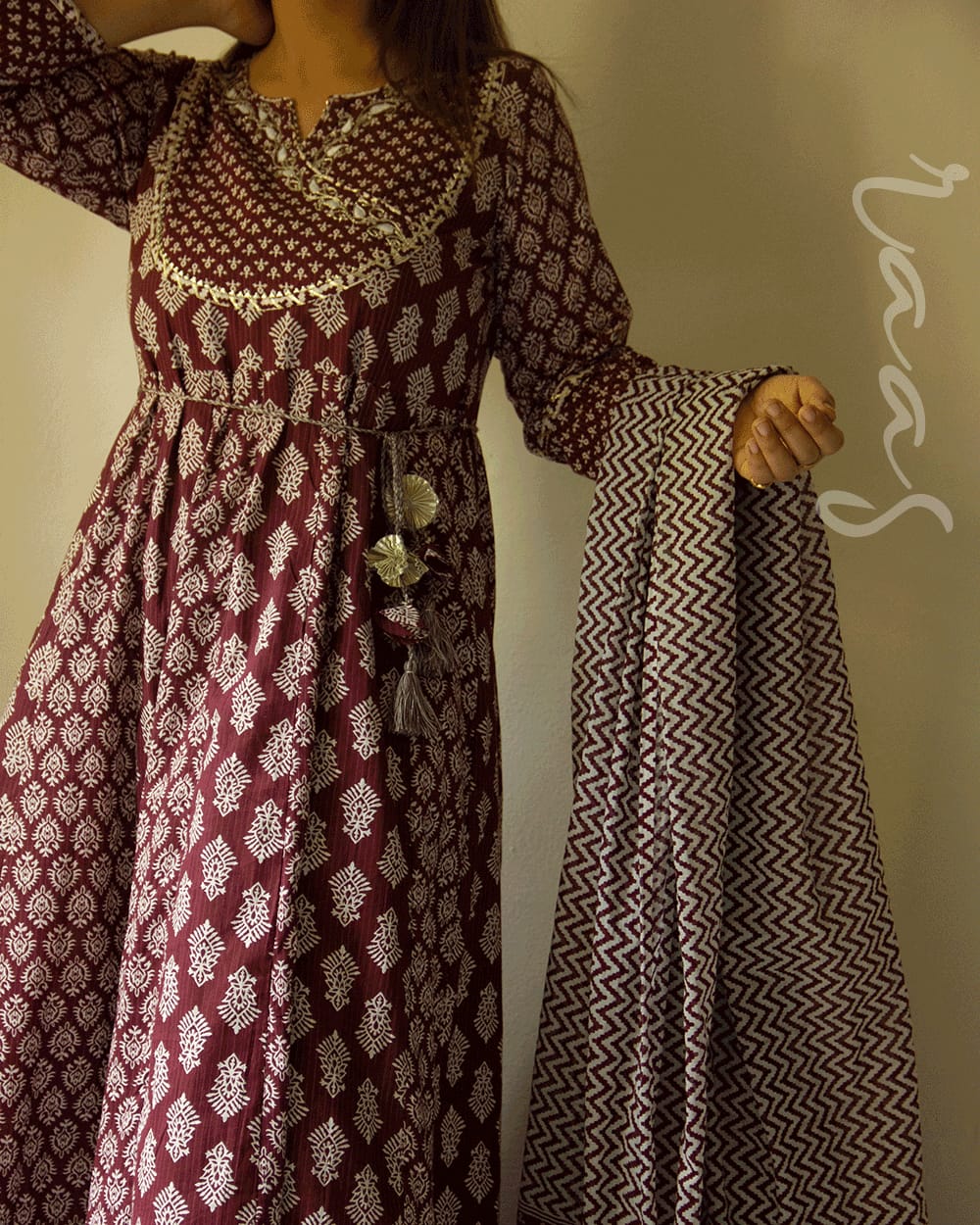Cotton Kalidar Kurti with Pant