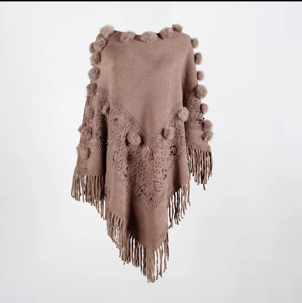 O-Neck Poncho
