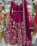 Bridal Viscose Velvet Lehenga Choli