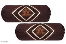 Load image into Gallery viewer, Fancy Embroidered Cotton Bolster Covers Vol 2 M1