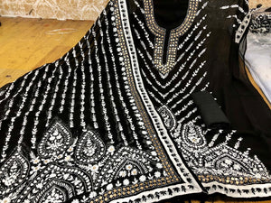 White and Black Georgette Collection