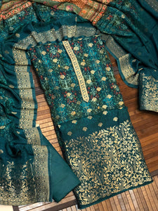 Dola Silk Benarsi with embroidery