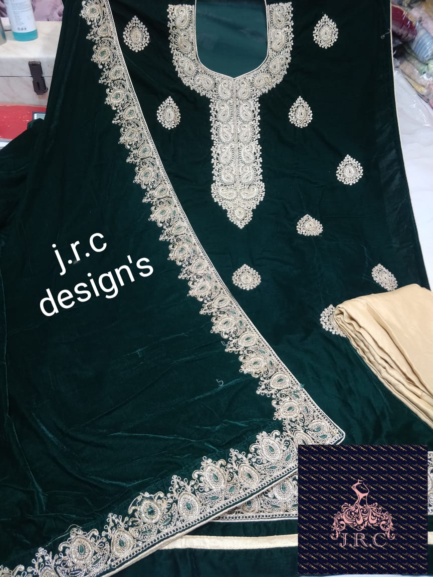 Royal Velvet with pashmina bottom