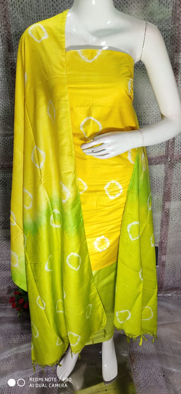 Shibori Design Silk Suits