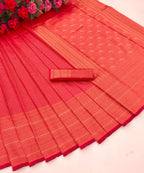 Devratna Red Saree