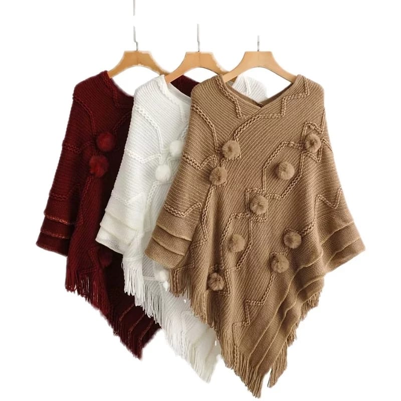 Pom pom Poncho