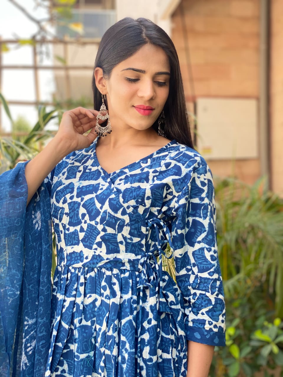 Angrakha Style Organic Cotton Suits