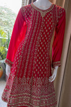 Chinnon Short Anarkali with Salwar