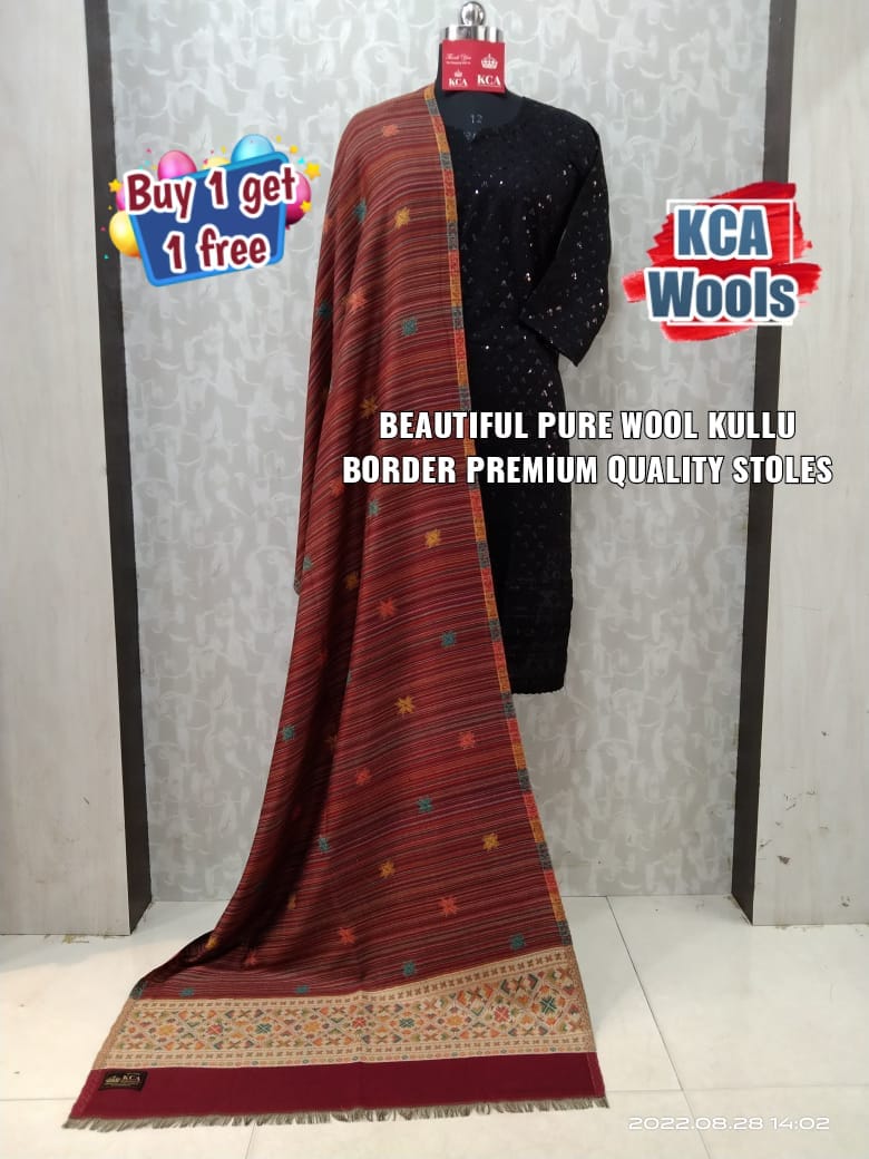 Woolen Stoles Buy 1 Get 1 Offer