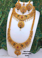 Diva Stylish Gold Plated Jewelry Sets M15