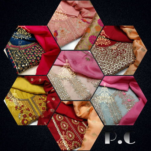 Karwachauth Special Chanderi Suits