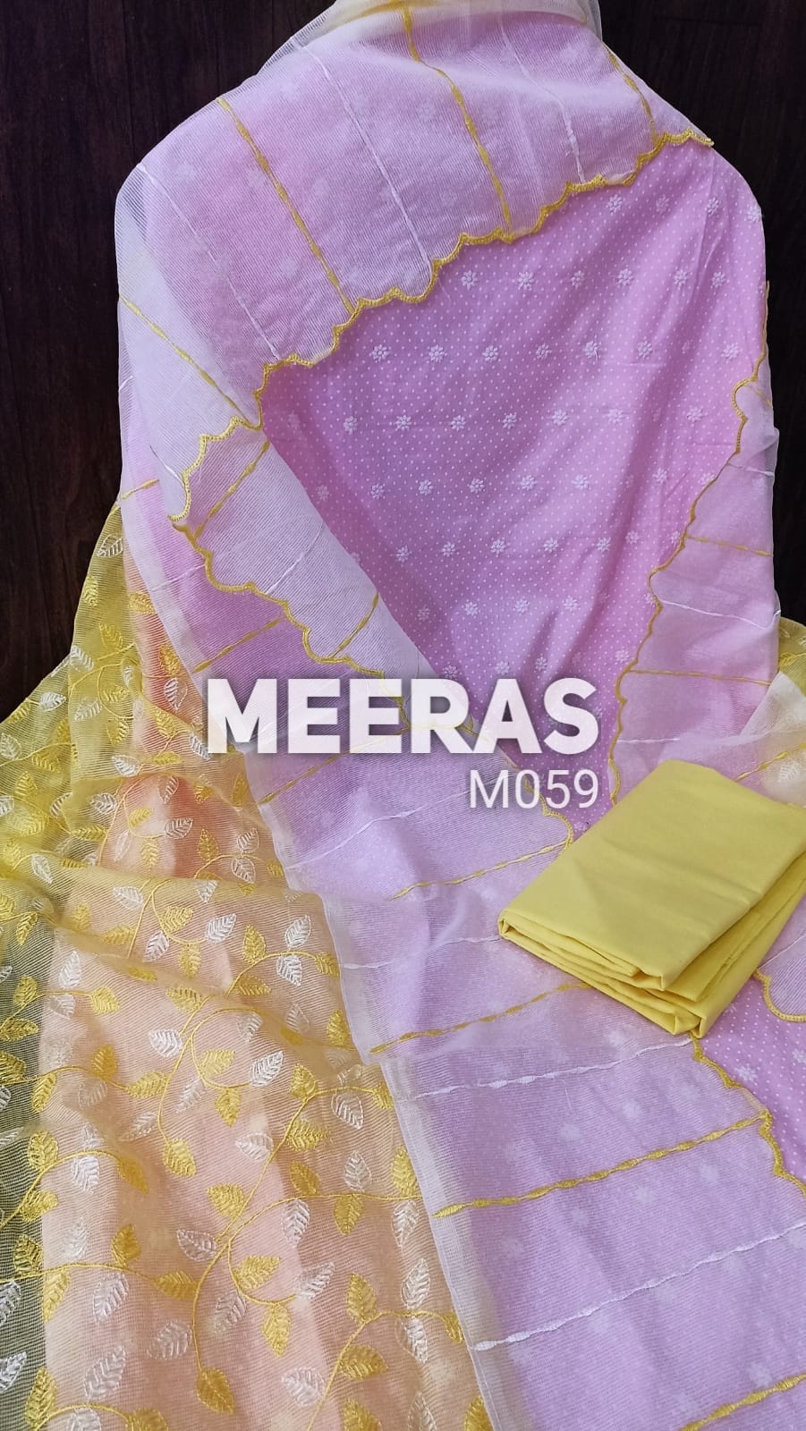 Cotton Chikankari Embroidery Suit